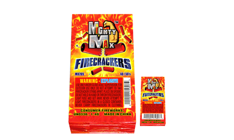 1-1/2" Mighty Max Firecrackers 50'S