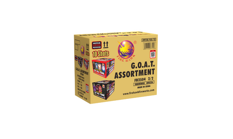 10 SHOT G.O.A.T. ASSORTMENT (2" X 10 SHOTS)